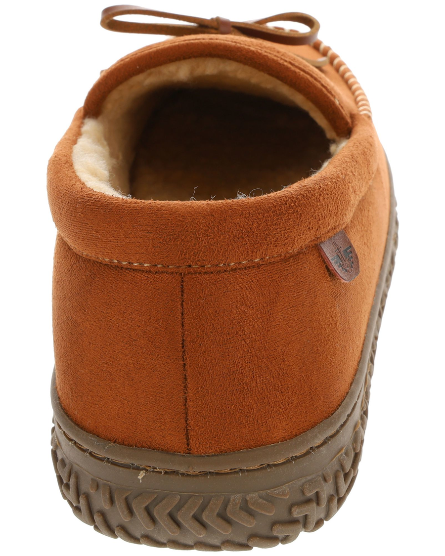 (image for) Unique Charm Rugged Microsuede Boater Moccasin Slippers